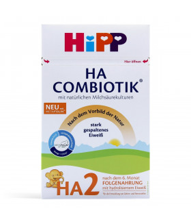 HiPP Hypoallergenic (HA) Stage 2 Combiotic Milk Formula (600g) German Version 6+